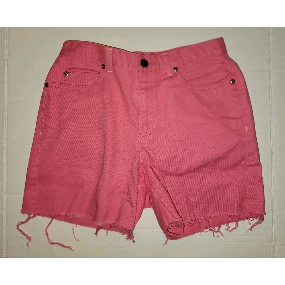 Vintage Liz Claiborne Cut Off Shorts Size 4 Classic Fit Hot Pink, Punk, Grunge